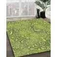 thumbnail image 3 of Ahgly Company Machine Washable Indoor Rectangle Transitional Green Area Rugs, 7' x 10', 3 of 7