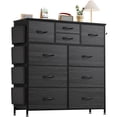 thumbnail image 1 of Aowos Dressers for Bedroom, Fabric Dresser with Side Pockets, Chest of Drawers for Bedroom, Closet, Hallway, Living Room, Sturdy Metal Frame, Wood Top, 1 of 10