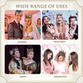 thumbnail image 7 of JUMRHFAN 2 Pcs Antique Royal King Crown for Men Baroque Queen Crown for Graduation Prom Party Crystal Tiara Prom Cosplay Birthday Wedding Hair Headband Accessories(Stylish Style), 7 of 7