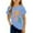 Light Blue, variant on GobdXE Kids Kindergarten Era Retro Letter Short Sleeve Crew Neck T-Shirt Color:Light Blue,Size:8-9 Years