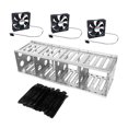 thumbnail image 2 of Weiweiguan 1 Set Hard Drive Cage 12/16-layer Shockproof Expansion Rack Multi-layer External Hard Drive Cage, 2 of 6