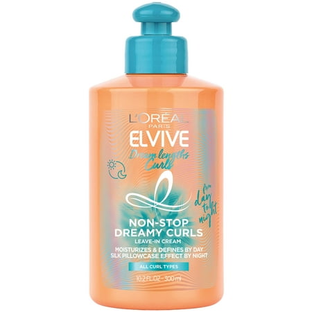 L Oreal Paris Elvive Color Dream Length Curls Moisturizing Leave in Cream  Curly Hair  10.2 fl oz