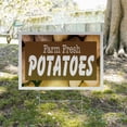 thumbnail image 5 of Farm Fresh Potatoes Yard Sign 10 Pack of 12 Inch x 16 Inch Single Sided Weatherproof Heavy-Duty Plastic with Stake | Root Vegetables, Local Harvest, Nutritious Choices | Made in USA, 5 of 7