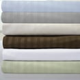 thumbnail image 5 of Sweet Home Collection  Dobby Stripe 6-Piece Bed Sheet Set Beige Twin, 5 of 5