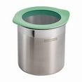 thumbnail image 2 of Tramontina Style 4-Piece Stainless Steel Canister Set with Silicone Lids, Mint, Dishwasher Safe, 2 of 5