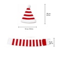 thumbnail image 3 of FAMTKT Christmas Porch Goose Outfit Set with Hat Scarf, Holiday Yard Statue Goose Clothing for Garden Patio, Winter Xmas Holiday Outdoor Decor, 3 of 6