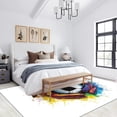 thumbnail image 4 of Football Soccer Area Rugs, Boys Room Sports Carpet, Washable Non Slip Low Pile Soft Rug for Bedroom Living Room Decor Mat 3ftx5ft, 4 of 8