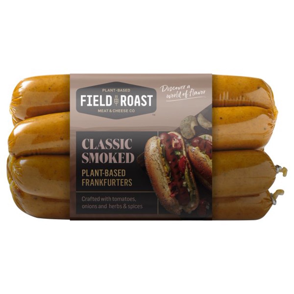 Field Roast Classic Smoked Frankfurter PlantBased Sausage Walmart