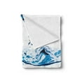 thumbnail image 2 of Fish Soft Flannel Fleece Blanket, Goldfish Swimming Under Surface of Clear Water Fishbowl Liquid Motion Abstract Style, Cozy Plush for Indoor and Outdoor Use, 70" x 90", Blue Orange, by Ambesonne, 2 of 5