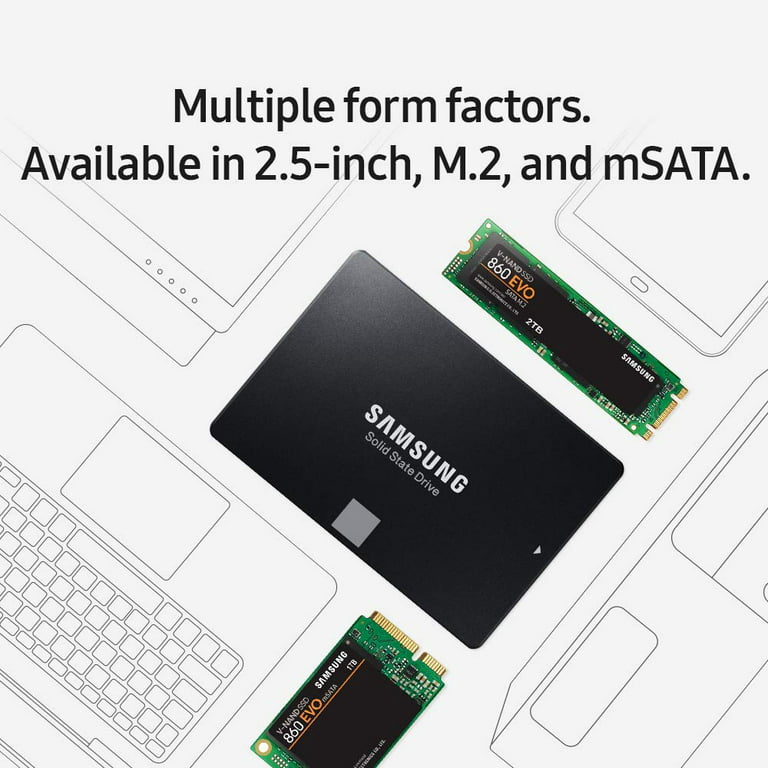  Samsung SSD 860 EVO 2TB 2.5 Inch SATA III Internal SSD  (MZ-76E2T0B/AM) : Electronics