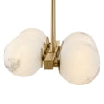 thumbnail image 3 of Fredrick Ramond 41906 Selene 10 Light 55" Wide Linear Chandelier - Black, 3 of 7