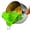 Lime Green, variant on Snap N' Strain - Silicone Clip-On Strainer for Pots, Pans, and Bowls - Heat-Resistant Kitchen Gadgets, Essential Colander Drainer for Vegetables and Pasta - 7.87x2.76x4.53-Inch (Blue)