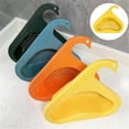 thumbnail image 3 of ShenMo 4 Pieces Triangle Sink Rack, Kitchen Drain Basket, Multi-Function Kitchen Drainer, Hanging Sink Filter Basket Orange, L, 3 of 5