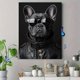 thumbnail image 4 of Qisvanset 12x16 Inch With Frame 2D Flat Wall Art French Bulldog Cool Pet Portrait Dog Lover Home Wall Art, 4 of 8