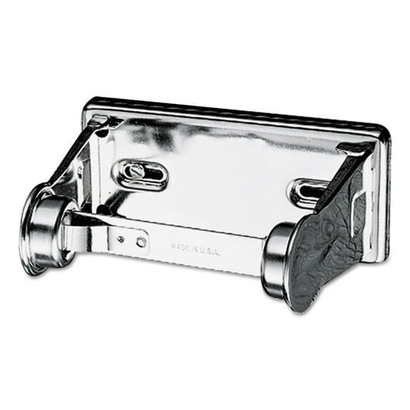 Locking Toilet Tissue Dispenser 6 x 4 1/2 x 2 3/4, Chrome