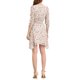 thumbnail image 3 of Vestido Floral para Mujer INSPIRE CHIC con Mangas Fruncidas y Ajuste Elástico M Blanco, 3 of 6