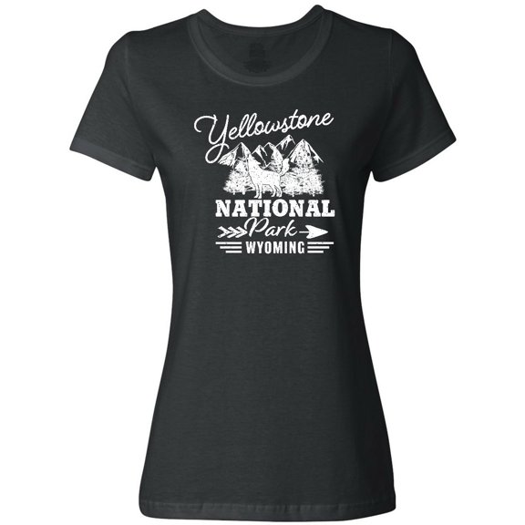 Inktastic Wyoming Yellowstone National Park Women's T-Shirt