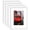 White, variant on 5x7 Picture Frame Set of 4,Black Photo Frame with Mat Display Pictures 4x6 or 5x7 Without Mat,PVC Glass,for Wall Home Office Décor