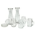 thumbnail image 5 of Mason Craft & More 10 Piece Glass Drinkware Set, Carafes, Drinking Jars, and Coasters, 5 of 6
