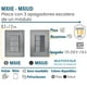 thumbnail image 2 of Placas con Apagadores Escalera Inoxium3ESilver 10Pzas Apagador Escalerax3 125-250VCA 10A 50/60Hz Plateado Acero Inoxidab, 2 of 2