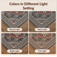 thumbnail image 7 of Design&I 6'x9' Ultra Soft Area Rug, Assorted Ornate Distressed Door Mongolian Checkered Nylon Boho None Fluffy Washable Non Shedding for Guest Room Bedroom Living Room, 7 of 7