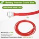 thumbnail image 4 of Cable de inversor de batería de 10 pies con terminal de 3/8" Lug 7 AWG de Unique Bargains, Cobre estañado, 1 Pc Rojo, 4 of 7