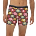 thumbnail image 2 of Xecao Cute Elephants Print Boxer Briefs for Men's Stretch Moisture-Wicking Underwear, Mid-Rise Classics breathable fabric, 2 of 7