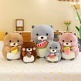 thumbnail image 5 of Almohada para dormir de bebé, personaje de Anime de marmota, juguete de peluche, amigos de peluche suaves, 5 of 5