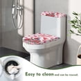 thumbnail image 5 of HELLHERO Lid Cover Set for Toilet Happy Valentine's Day Pack of 2 Elastic Edge for Bathroom Supplies Soft Toilet Covers Set, 5 of 8