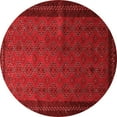 thumbnail image 1 of Ahgly Company Indoor Round Southwestern Red Country Area Rugs, 5' Round, 1 of 4