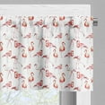 thumbnail image 5 of Ambesonne Flamingo Valance & Curtain, Hawaii Springtime, 55"x45", Orange Coral White, 5 of 6