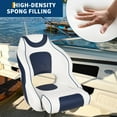 thumbnail image 6 of Danolapsi Pontoon Boat Seat With Thickened Sponge Padding, Ergonomic Captain Bucket Seat, Boat Captain Chairs for Fishing Boat, Sightseeing Boat, Speedboat, Standard Mounting Bolt, 6 of 9