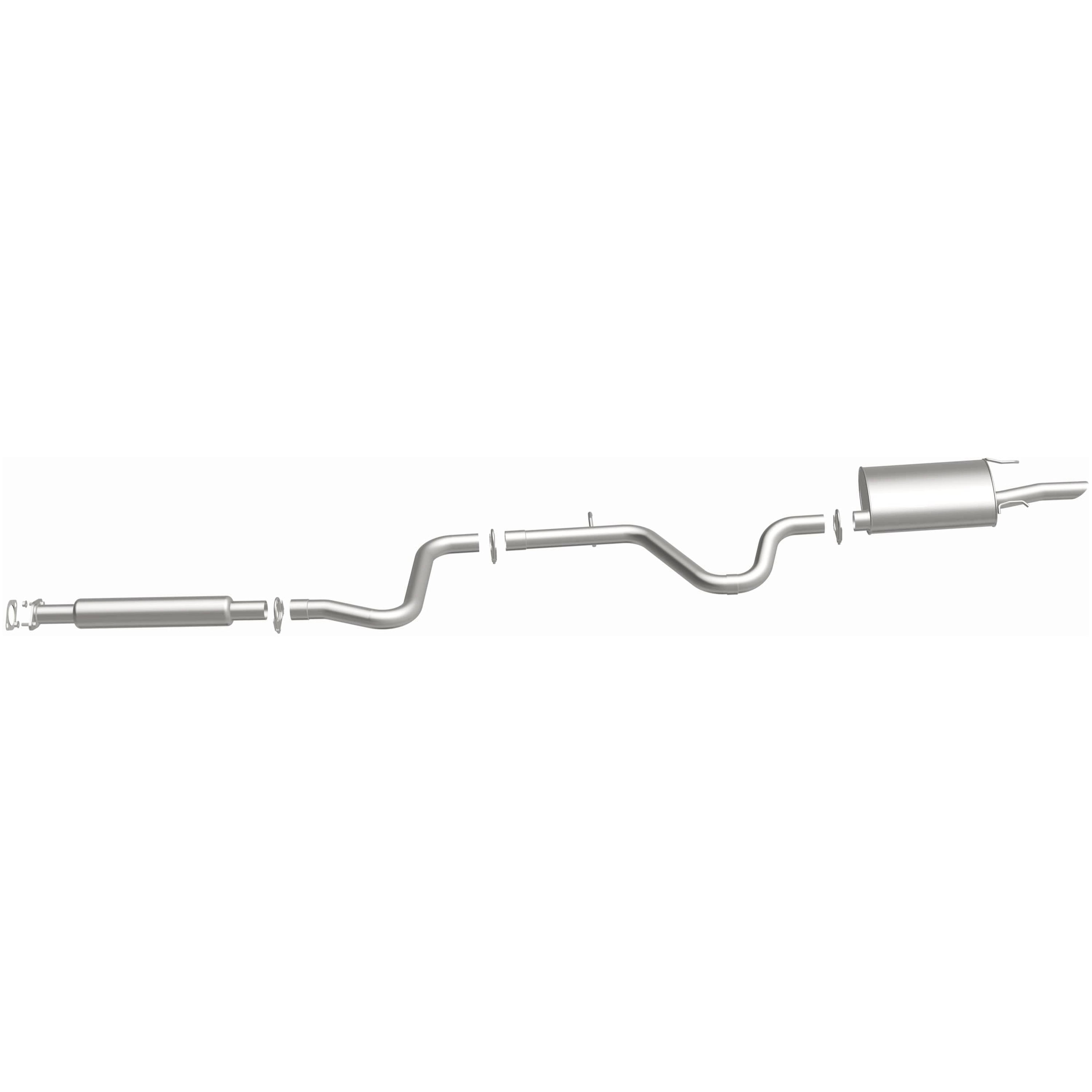 BRExhaust OE Replacement Exhaust System Kit 106-0015: Compatible with 2006-2011 Chevrolet Impala 3.5L, 2006-2007 Chevrolet Monte Carlo 3.5L