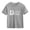 Gray, variant on Juslio Boys Letter Pattern Shirts Comfortable Breathable Crew Neck, Casual Short Sleeved Tops T Shirts Sizes 2-18