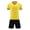 Yellow, variant on Unisex Kids Soccer Jersey for Girls Soccer Shirts Boy Football Outfits Soft Ideal Gift for Little Athlete 4-15 Years Yellow