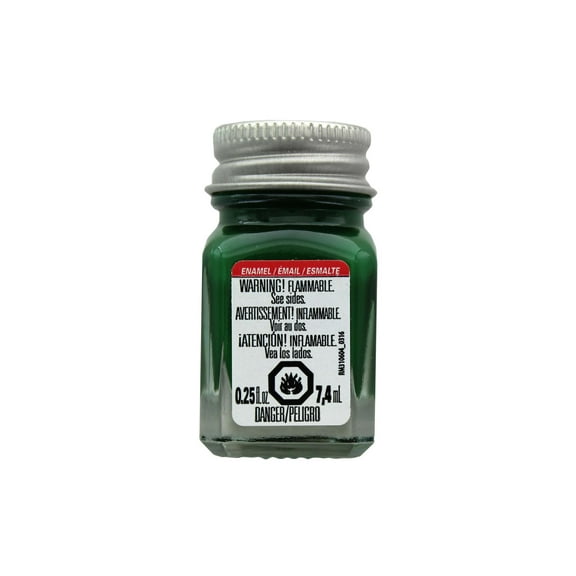 Testors Enamel Paint, .25 oz., Flat Beret Green