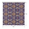 thumbnail image 5 of Waterproof Bohemian Shower Curtain 72x72 Inch Boho Style Polyester Unique Shower Curtain for Bathroom Hotel Home Decor with 12 Plastic Hooks, 5 of 5