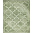 thumbnail image 1 of Unique Loom Tapis Shag Marocain Moderne 8' x 10' Rectangle Vert, 1 of 1