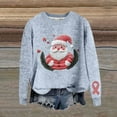 thumbnail image 4 of Suéter grueso con estampado navideño en 3D para mujer, sudaderas para hombre y mujer, suéteres grandes y altos para el trabajo, 4 of 4