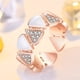 thumbnail image 1 of Fiudx Zirconia Cúbica, Elegante Alegría de Mariposa, Anillo de Compromiso Atemporal, Regal Romántico de Boda, Celebración de Aniversario de Compromiso, Brillo de Alma para Mujeres y Niñas, Diseño Com, 1 of 5