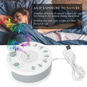 WALFRONT Noise Sleep Relax Sound Therapy Machine Baby Easy Sleep Relaxation Soothing Aid Tool (White)