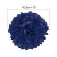 thumbnail image 2 of Uxcell 10" Tissue Pom Poms Paper Flowers Ball Wedding Party Decoration, Navy Blue 18 Pack, 2 of 6