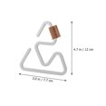 thumbnail image 2 of HIAKDOFT 2 Pcs Cintres Extérieurs en Forme de S pour Camping et Randonnée Clips Métalliques Durables Étanches, 2 of 8