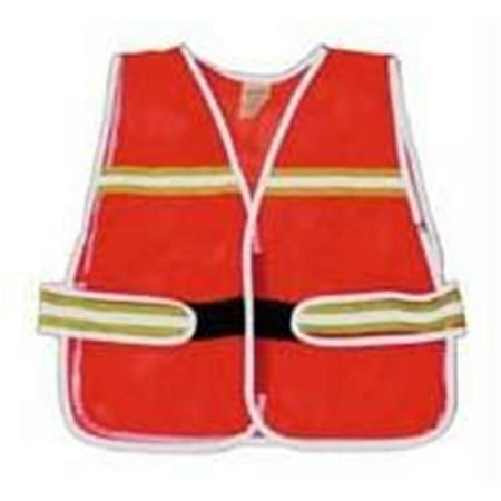 

Olympia Sports SF003P/S Deluxe Childrens Mesh Vest - Orange - Small