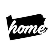 Pennsylvania Home Sticker Decal Die Cut - Self Adhesive Vinyl - Weatherproof - Made in USA - Many Color and Sizes - state shaped pa love