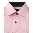 thumbnail image 4 of Ma Croix Men’s Premium Long Sleeve Button Down Casual Slim Fit Shirt, 4 of 8