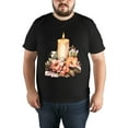thumbnail image 4 of Men Oversize T-ShirtFlowers (19) Summer Casual Short Sleeve Crew Neck Loose Tee Tops XS-5XL, 4 of 5