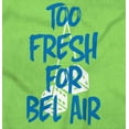 thumbnail image 2 of Funny Too Fresh For Bel Air Dice Womens Slim Fit Graphic Tee Brisco Brands X, 2 of 4