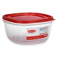thumbnail image 1 of Rubbermaid EasyFindLids Food Storage Container, 3.3 L (14 Cup), Racer Red, 1 Pack, 1 of 6