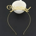 thumbnail image 3 of CANKER Metal Thin Headband Funny Divorced Letters Tiara Hair Hoop Party Decorations Supplies for Newly Unwed Single Women Gift, 3 of 16